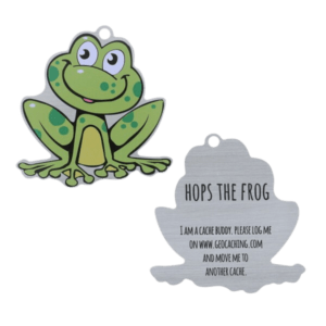 Hops the Frog Travel Tag