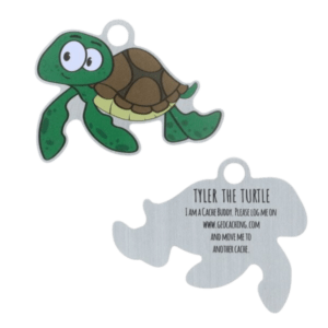Tyler the Turtle Travel Tag